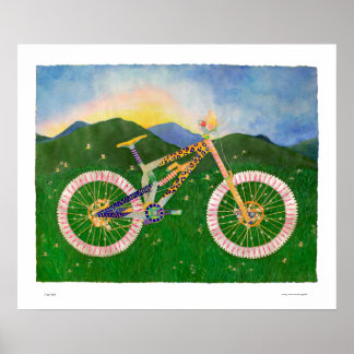 Mariah Mountain Bike Print