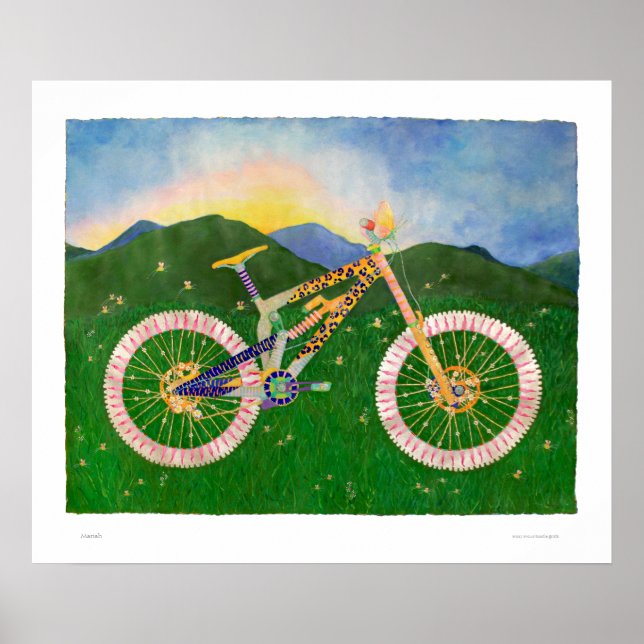 Mariah Mountain Bike Print (Front)