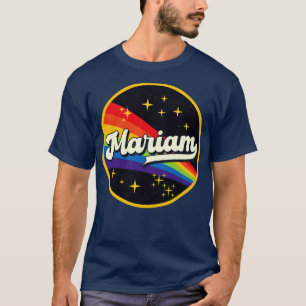 Mariam Rainbow In Space Vintage Style T-Shirt