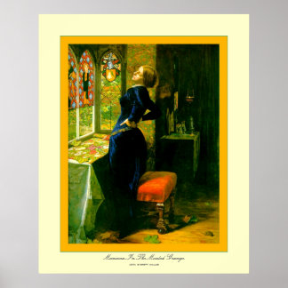 Mariana In The Moated Grange~John Everett Millais Poster