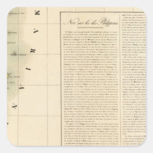 Mariana Islands Oceania no 5 Square Sticker