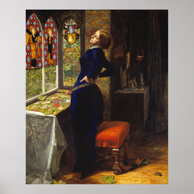 Mariana - John Everett Millais Poster (Front)