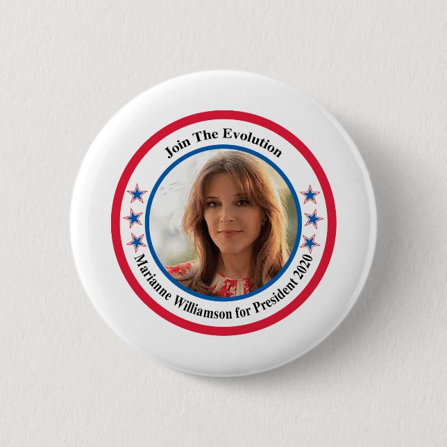 Marianne Williamson 2 Inch Round Button (Front)