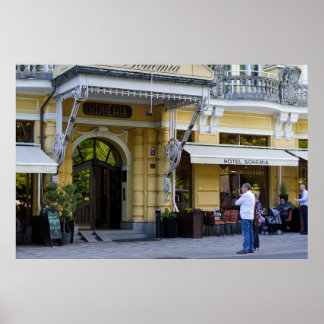 Mariánské Lázně, Czech Republic - Elegant Hotel Poster