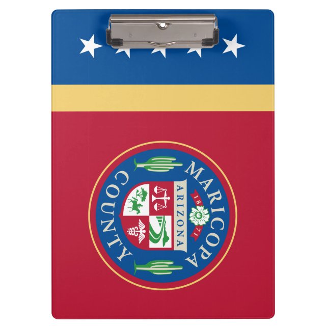 Maricopa County (Arizona) Flag Clipboard (Front)