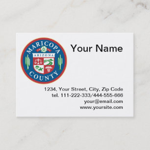 Maricopa County seal Business Card