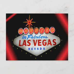 Marié à Las Vegas fabuleux épousant le faire-part