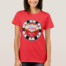 Marié à Vegas Poker Chip T-Shirt