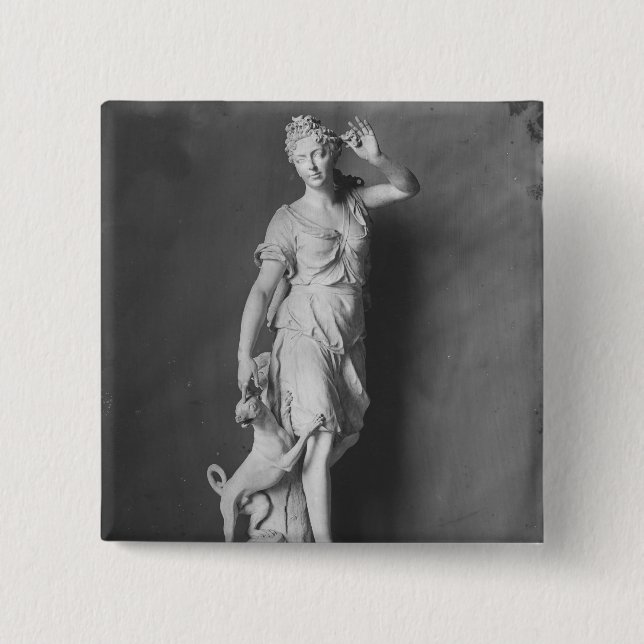Marie-Adelaide de Savoie 2 Inch Square Button (Front)