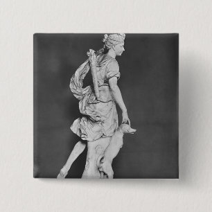 Marie-Adelaide de Savoie 2 Inch Square Button