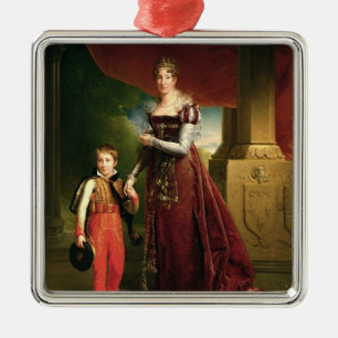 Marie Amelie de Bourbon Metal Ornament