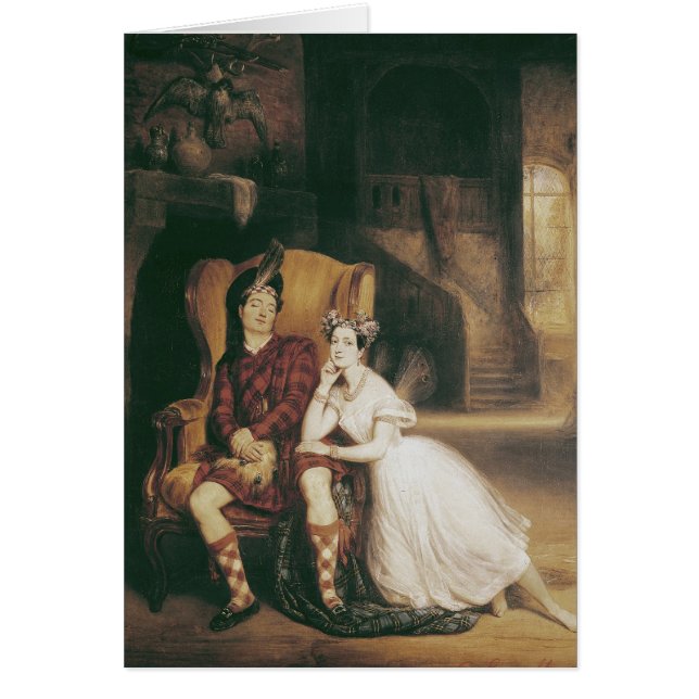 Marie and Paul Taglioni the ballet 'La Sylphide' (Front)
