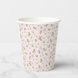 Marie Antionette Strawberries Pink Party Plates Paper Cups