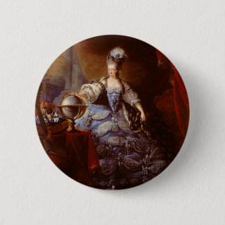 Marie Antoinett of Austria by Jean Baptiste Dagoty 2 Inch Round Button