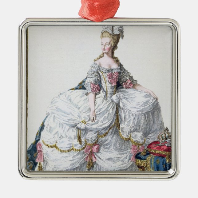 Marie Antoinette (1752-93) from 'Receuil des Estam Metal Ornament (Front)