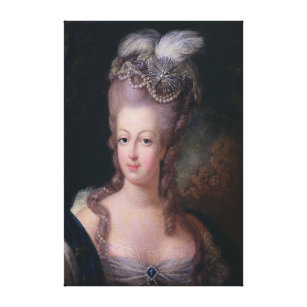 Marie-Antoinette, 1775  / Queen of France / Canvas Print