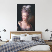 Marie-Antoinette, 1775  / Queen of France / Canvas Print (Insitu(Bedroom))