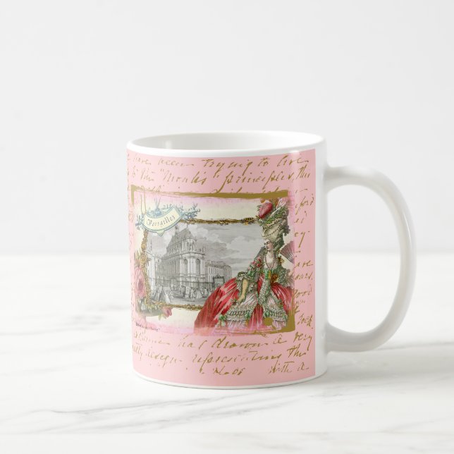 Marie Antoinette à la tasse de Versailles (Droite)