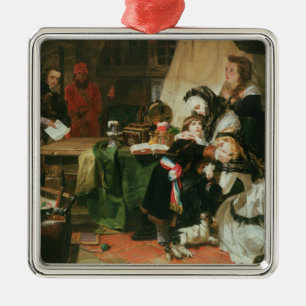 Marie Antoinette and her children Metal Ornament