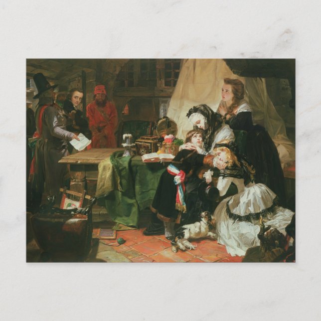 Marie Antoinette and her children Postcard (Front)