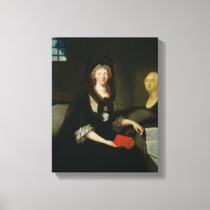 Marie-Antoinette at the Conciergerie Canvas Print