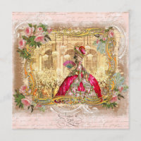Marie Antoinette at Versailles in Pink