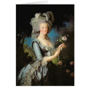Marie Antoinette avec un rose, 1783