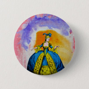 Marie Antoinette by Michael Moffa 2 Inch Round Button
