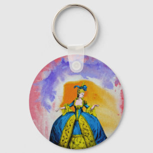 Marie Antoinette by Michael Moffa Keychain