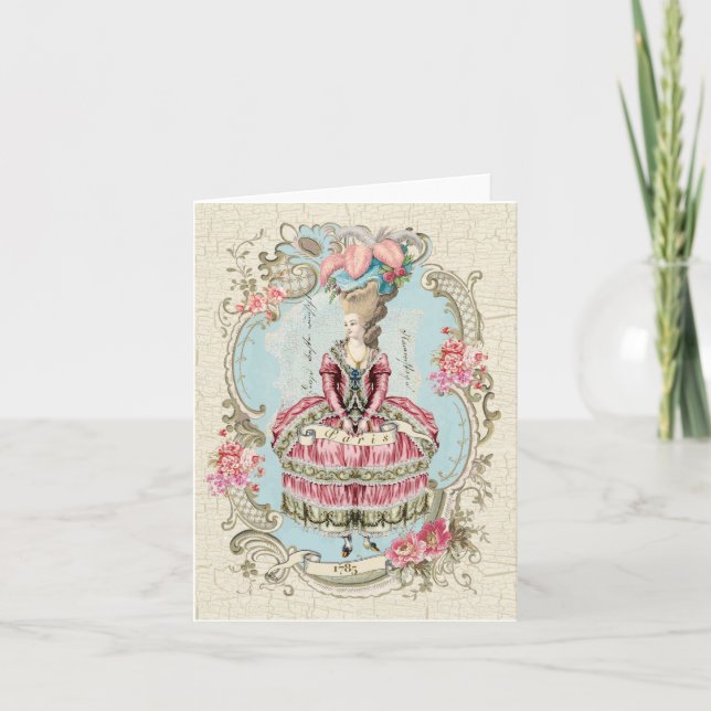Marie Antoinette Card (Front)