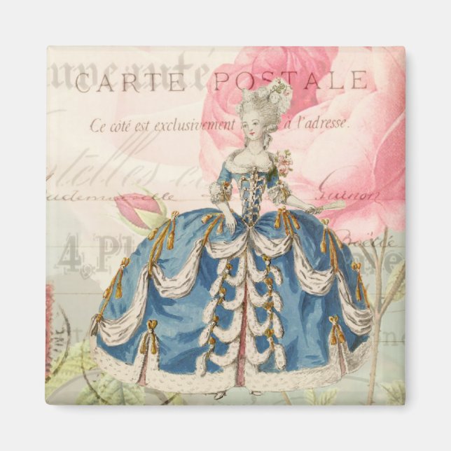 Marie Antoinette Carré Magnet (Devant)