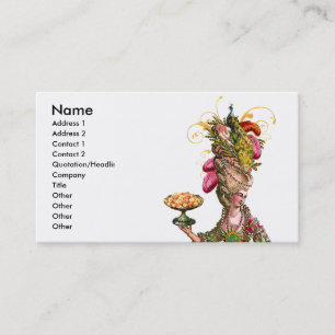 Marie Antoinette & Cartes de visite de pâtisserie