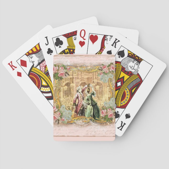 Marie Antoinette Dance Versailles in Pink Playing Cards (Back)