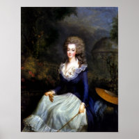 Marie Antoinette devant le temple - Dagoty