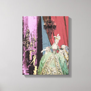 Marie Antoinette Eleganz ~14x11 Wrapped Canvas #16