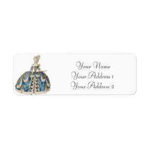 Marie Antoinette Étiquettes de adresse personnalis