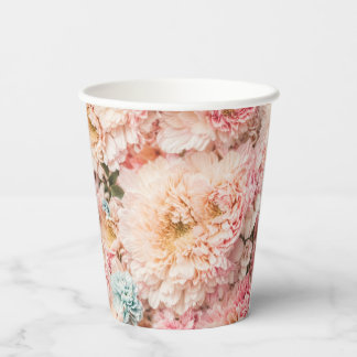 Marie Antoinette Floral Paper Cups