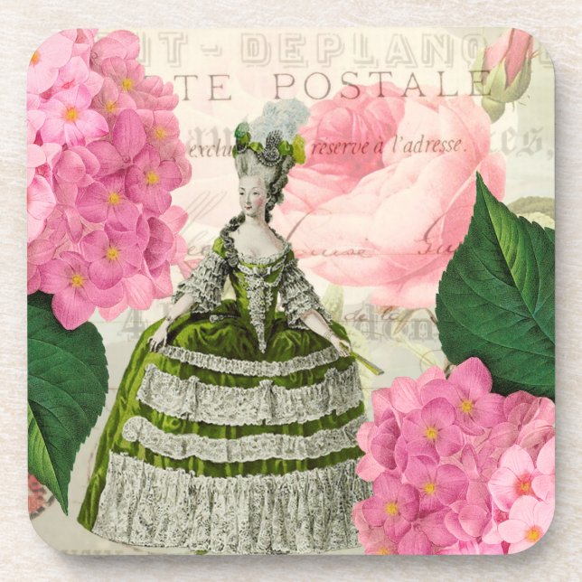 Marie Antoinette French Accent Coasters Set (Front)