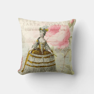 Marie Antoinette French Accent Throw Pillow