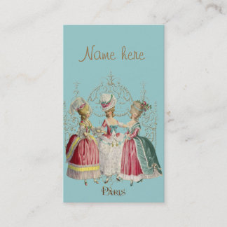 Marie Antoinette Girls Business Card
