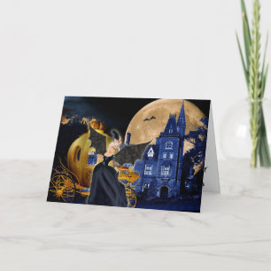 Marie Antoinette Halloween Masquerade Card