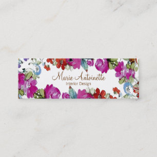 Marie Antoinette in Flowers ~ Business Cards