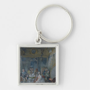 Marie Antoinette in her chamber at Versailles Keychain