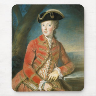 Marie Antoinette in Hunting Attire by Krantzinger Mouse Pad