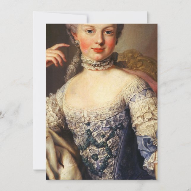 Marie Antoinette Invitation (Front)