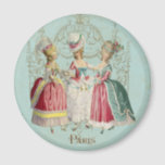 Marie Antoinette Ladies in Waiting Magnet<br><div class="desc">Three lovely eighteenth century ladies in Marie Antoinette style with rococo framing. I call them her "ladies in waiting" Lovely shades of pinks and French green make this perfect for many occasions. Pretty for wedding showers, birthdays, tea party and more. If you need help with personalizing contact Greer at greerdesign@aol.com...</div>