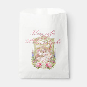 Marie Antoinette let them eat cake Favour Bag
