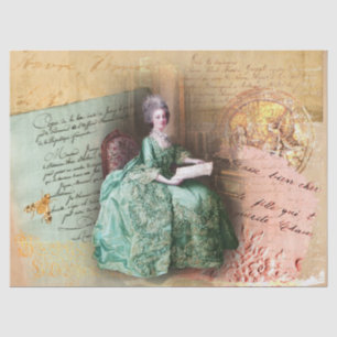 Marie Antoinette Letters Wax Seal Tissue Paper