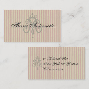 Marie Antoinette Logo - Business Card