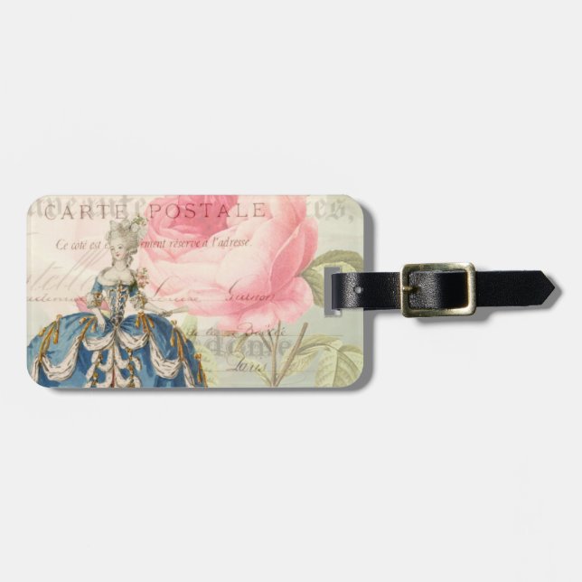 Marie Antoinette Luggage Tag (Front Horizontal)
